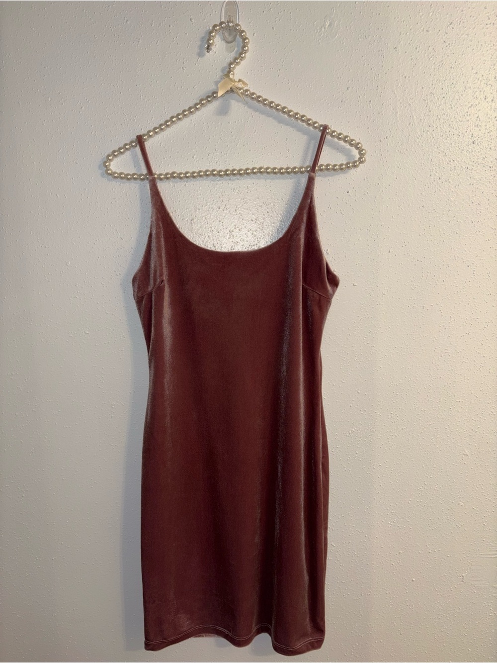 Windsor Velvet Cami Mini Dress in Lavender
